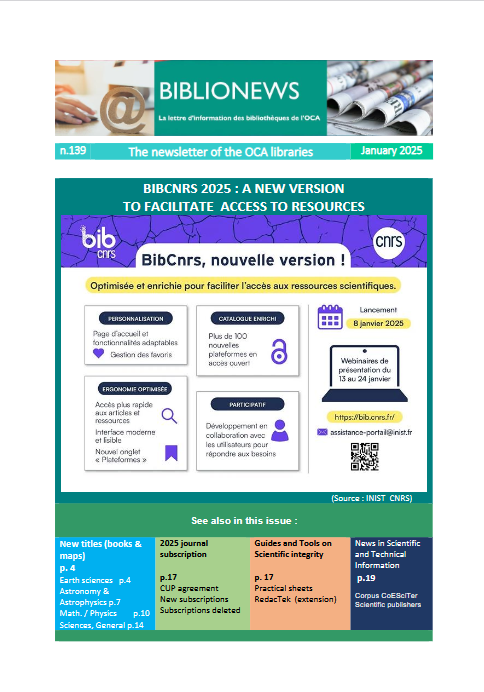 Biblionews139 2025 GB TITRE