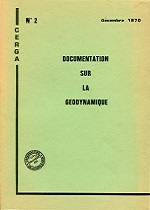 PO142 5 CERGA2 doc sur geodynamique1970 titre