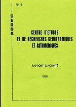 PO142 5 CERGA8 rapport activite cerga 1978 titre