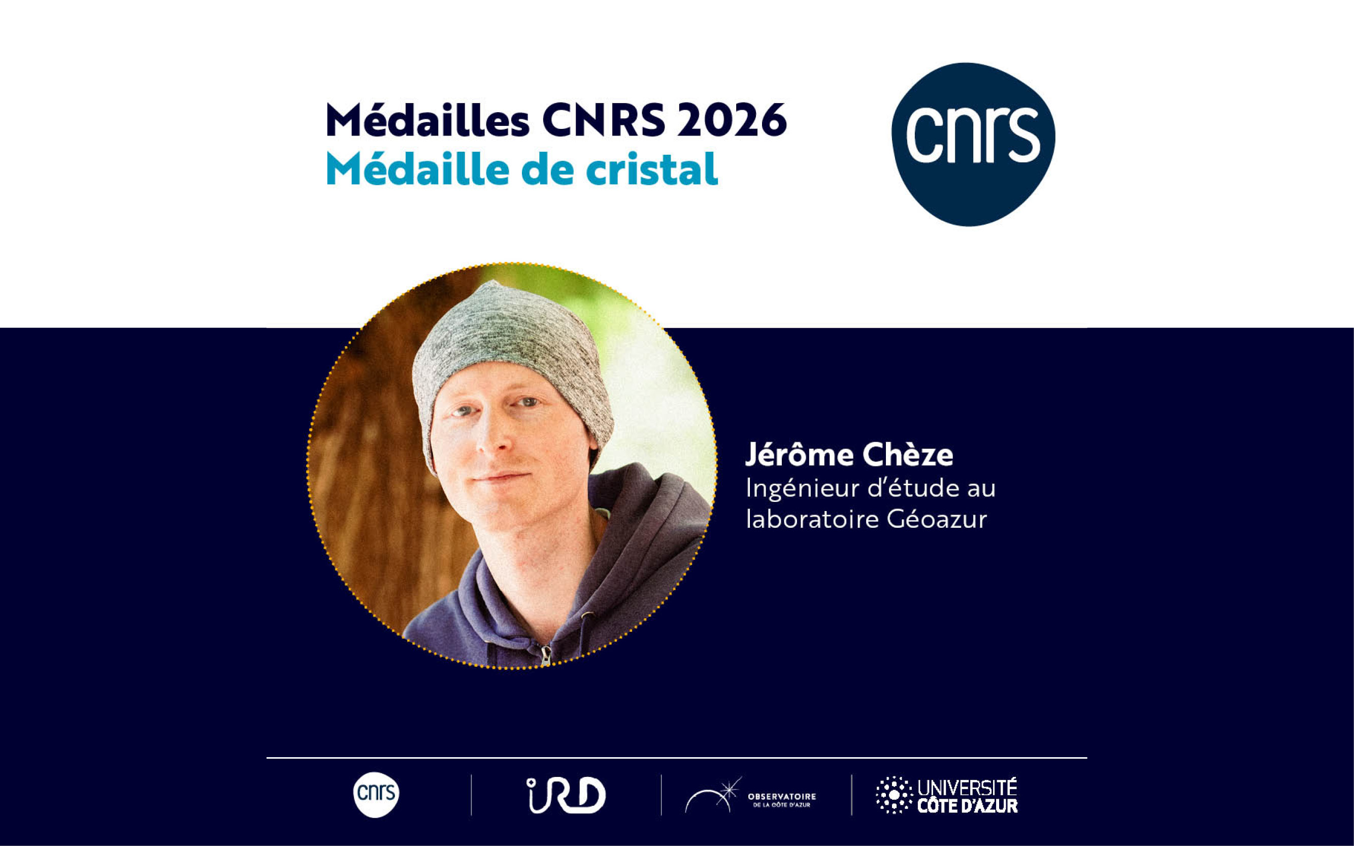 Médailles CNRS 2026
